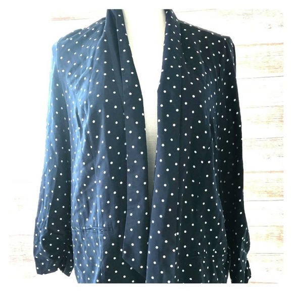 3/$30 Navy Polka Dot Cover Up - Picture 1 of 5